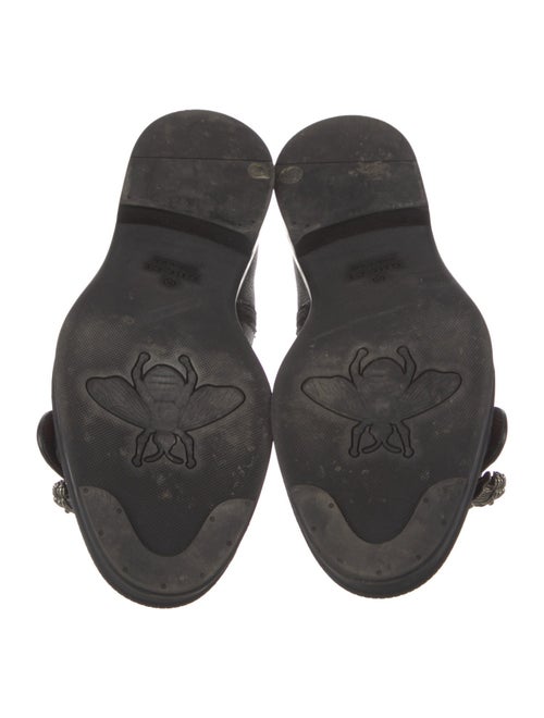 Gucci Sylvie Web Accent Leather Boots