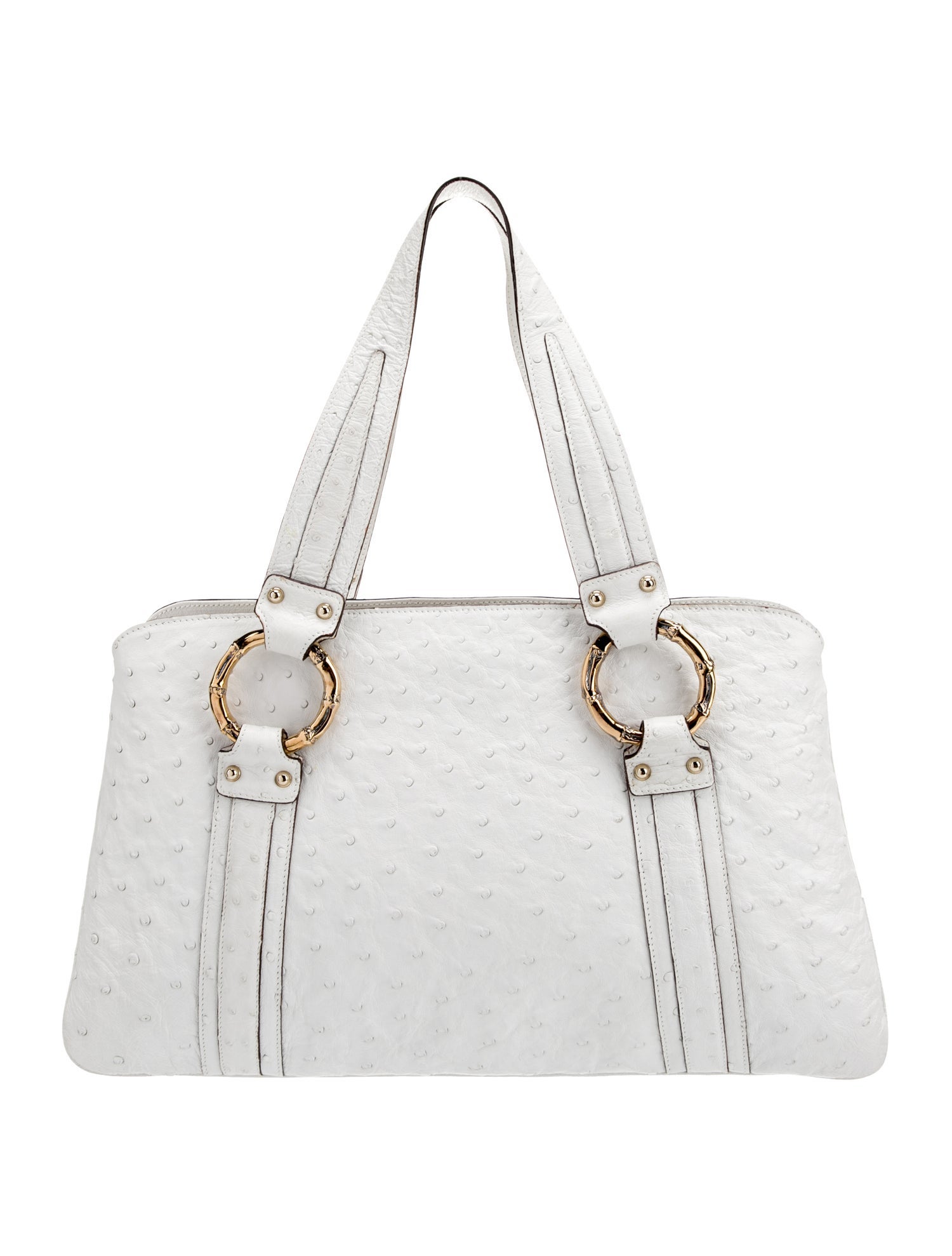 Gucci Ostrich Shoulder Bag