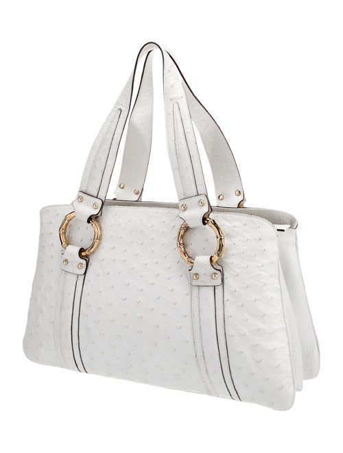 Gucci Ostrich Shoulder Bag
