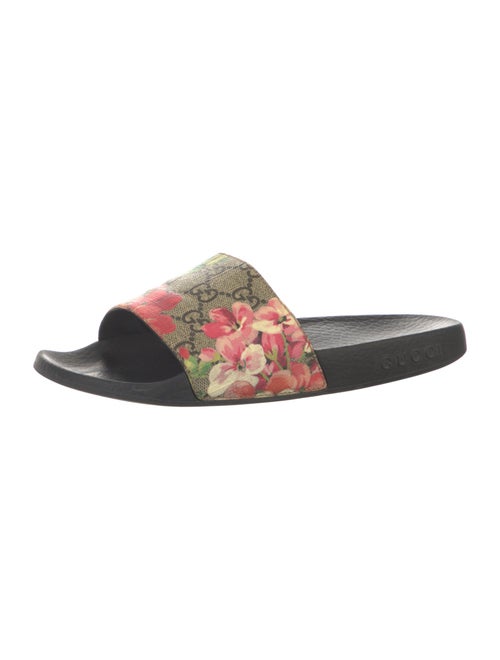 Gucci Blooms Print Slides