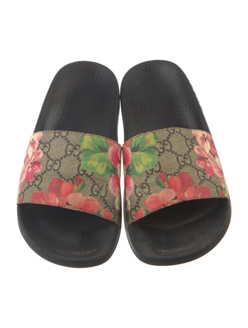 Gucci Blooms Print Slides