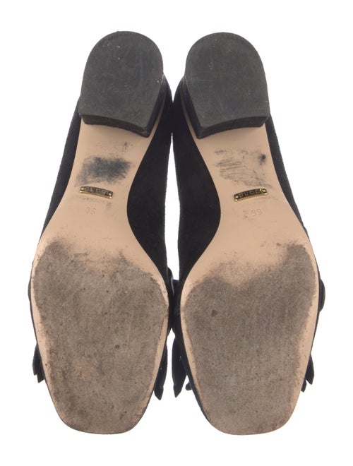 Gucci Double G Logo Suede Pumps