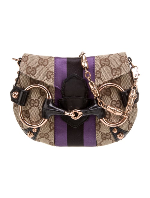 Gucci GG Canvas Horsebit Chain