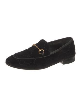 Gucci GG Logo Velvet Loafers