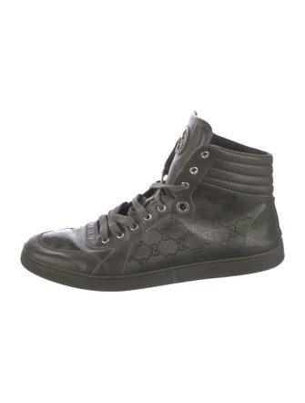 Gucci GG Imprimé Leather Sneakers