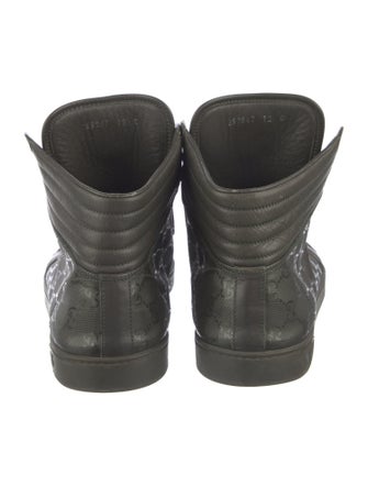 Gucci GG Imprimé Leather Sneakers