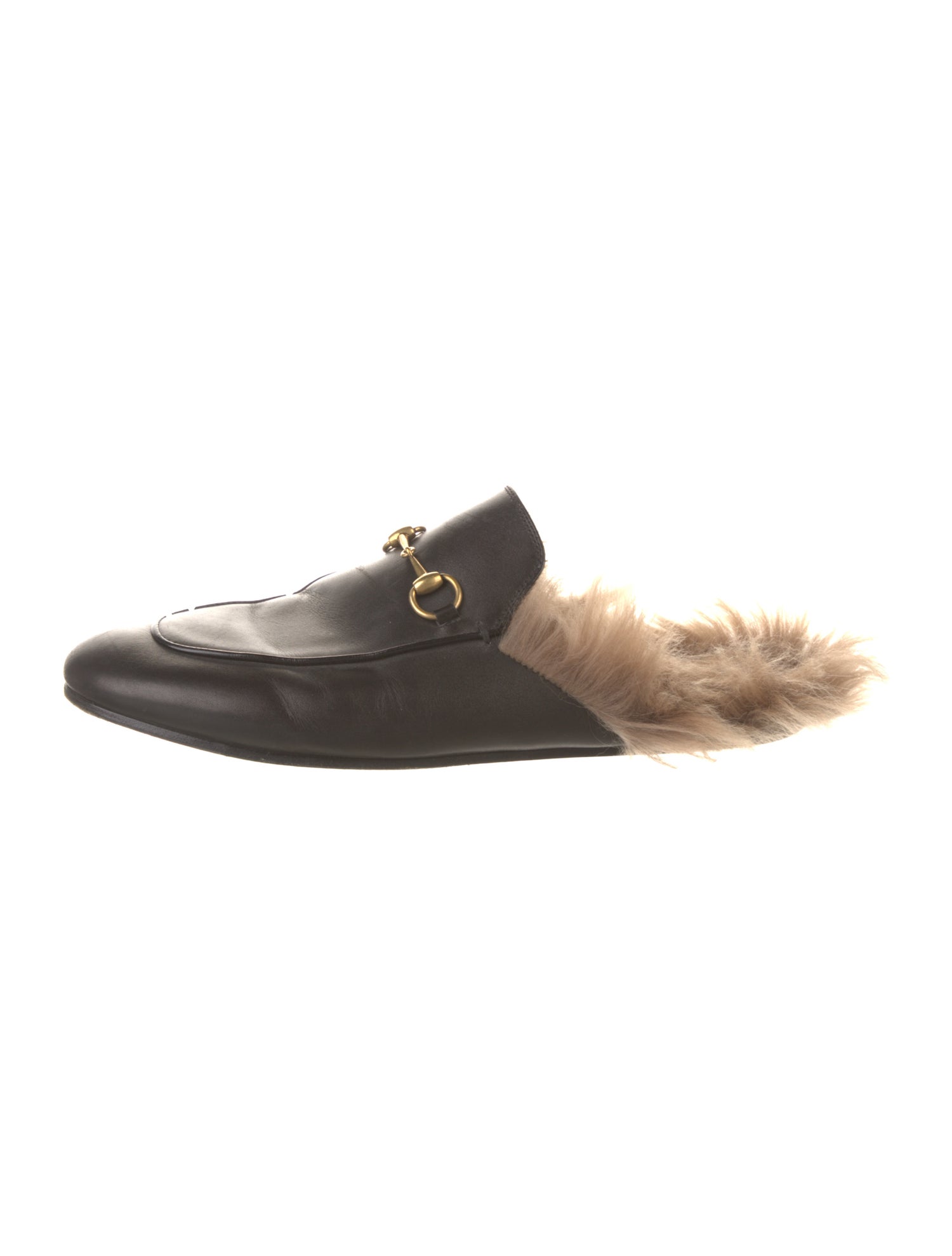 Gucci Horsebit Accent Leather Mules