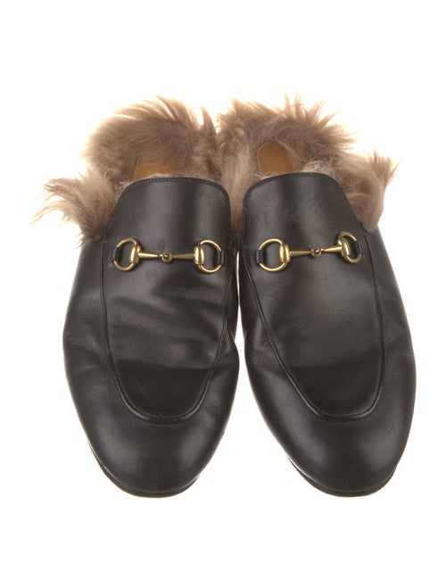 Gucci Horsebit Accent Leather Mules