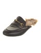 Gucci Horsebit Accent Leather Mules