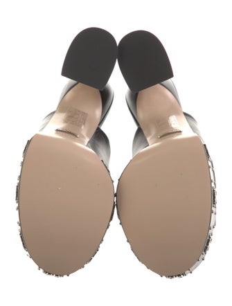 Gucci Leather Studded Accents Slides