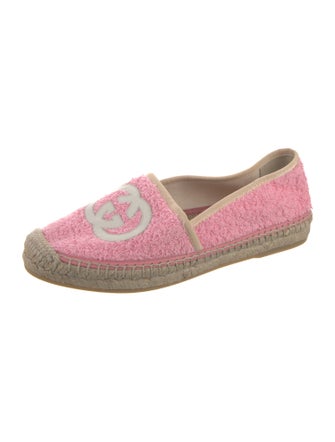 Gucci Interlocking G Logo Terry Cloth Espadrilles