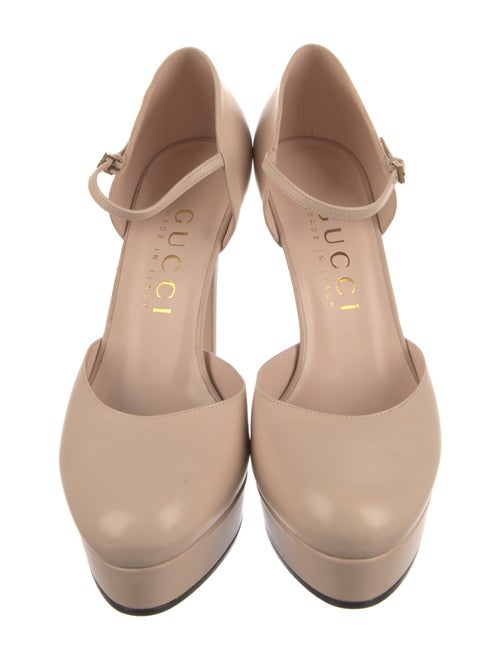 Gucci Interlocking G Logo Leather D'Orsay Pumps