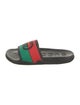 Gucci Web Accent Rubber Slides