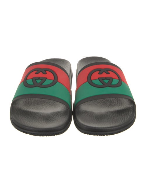 Gucci Web Accent Rubber Slides