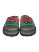 Gucci Web Accent Rubber Slides