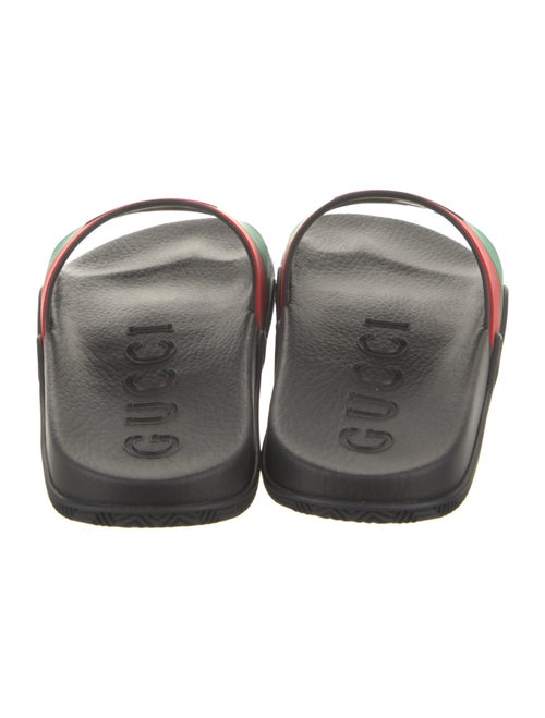 Gucci Web Accent Rubber Slides