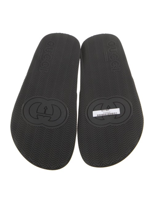 Gucci Web Accent Rubber Slides