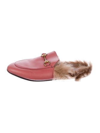 Gucci Horsebit Accent Leather Mules