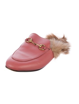 Gucci Horsebit Accent Leather Mules