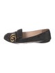 Gucci Double G Logo Suede Flats