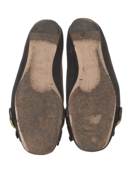 Gucci Double G Logo Suede Flats