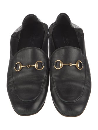 Gucci Horsebit Accent Leather Loafers