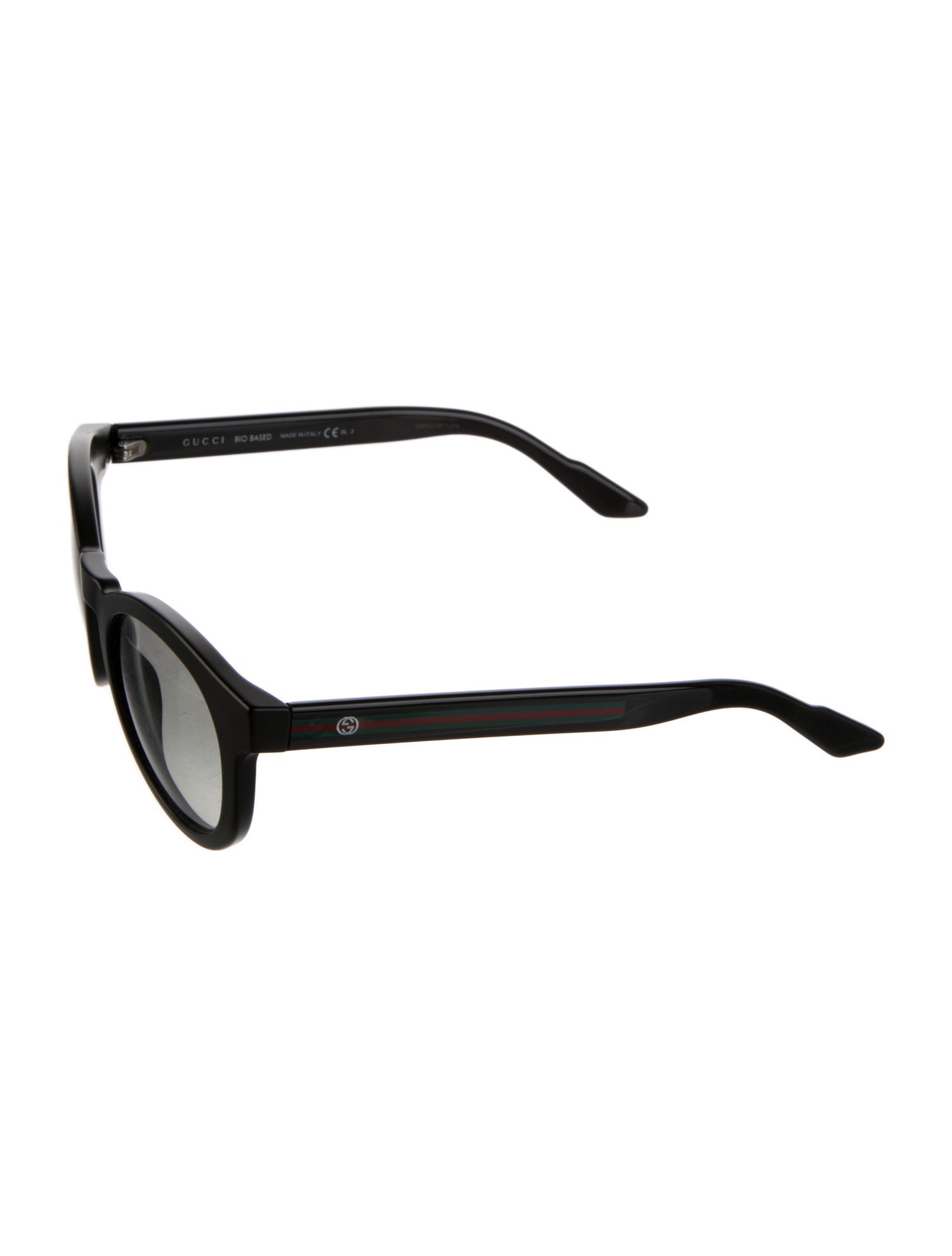 Gucci Web Accent Wayfarer Sunglasses