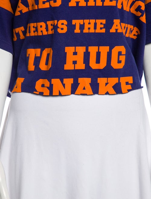 Gucci Graphic Print Crew Neck T-Shirt