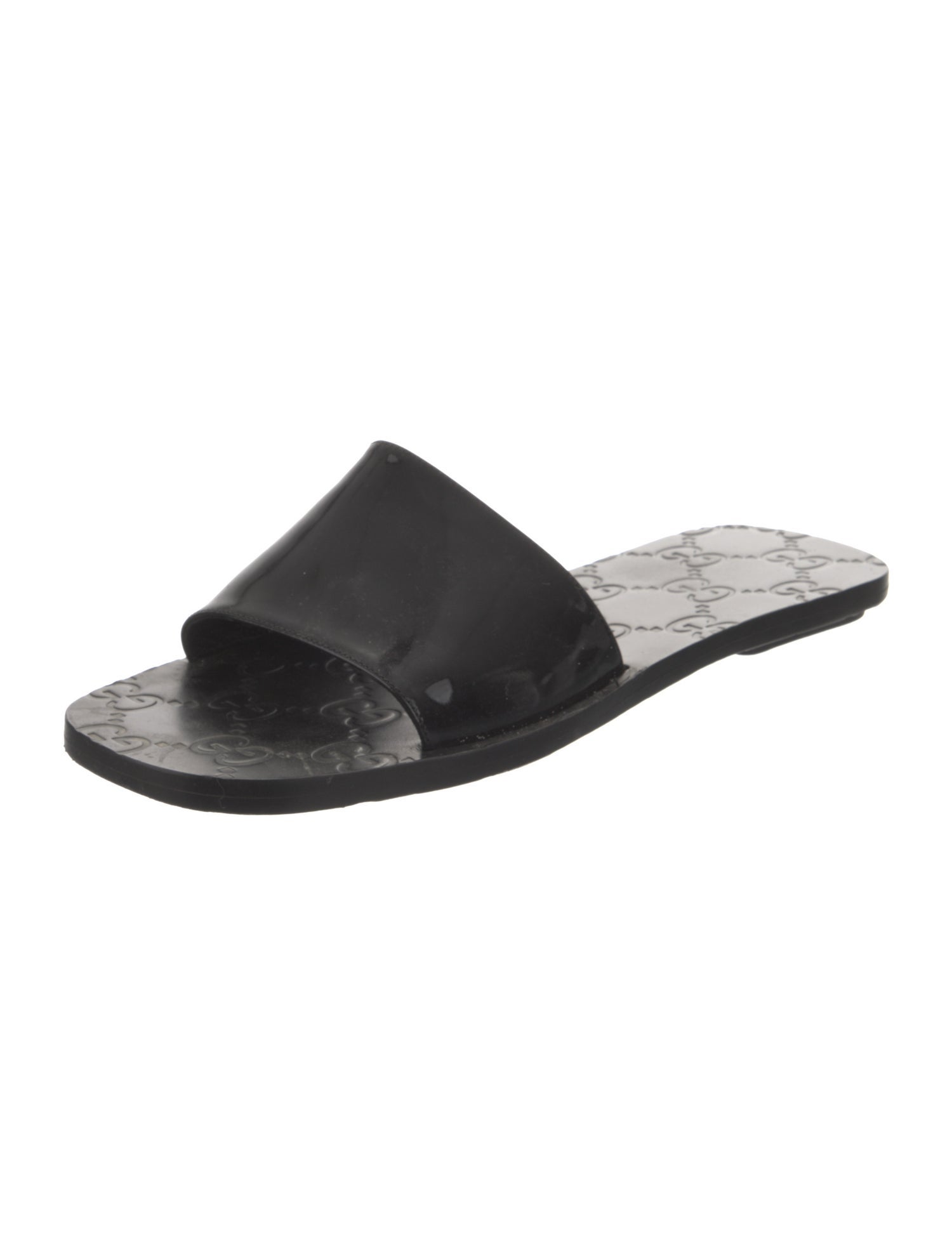 Gucci Patent Leather Slides