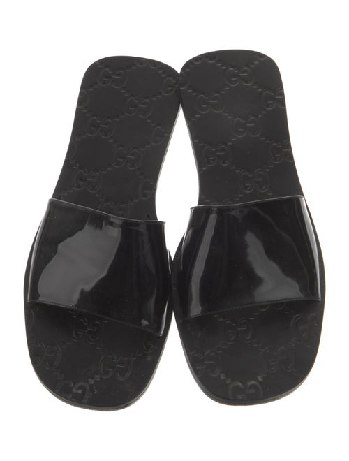 Gucci Patent Leather Slides
