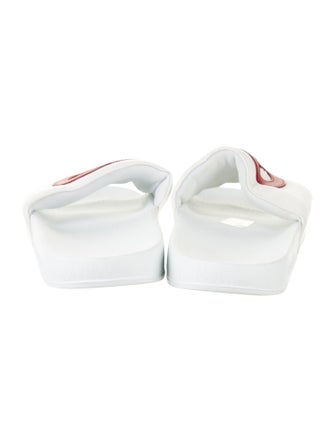 Gucci Interlocking G Logo Leather Slides