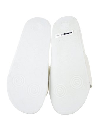 Gucci Interlocking G Logo Leather Slides