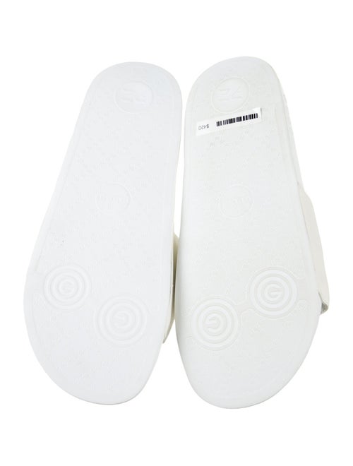 Gucci Interlocking G Logo Leather Slides