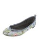 Gucci Canvas Floral Print Ballet Flats