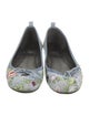 Gucci Canvas Floral Print Ballet Flats