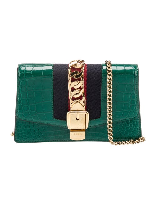 Gucci Crocodile Sylvie Mini