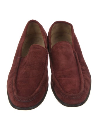 Gucci Horsebit Accent Suede Loafers