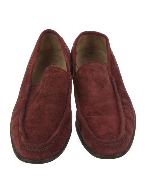 Gucci Horsebit Accent Suede Loafers