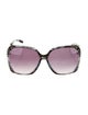 Gucci Bamboo Accent Oversize Sunglasses