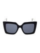 Gucci Interlocking G Logo Oversize Sunglasses