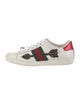 Gucci Web Accent Leather Sneakers