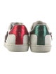 Gucci Web Accent Leather Sneakers