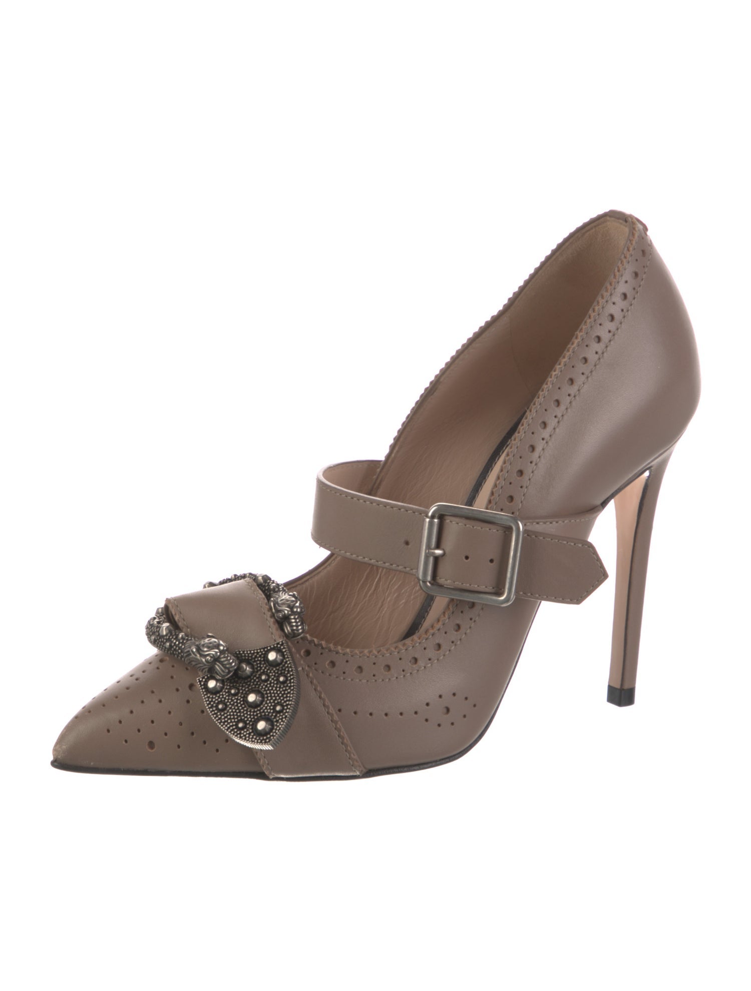 Gucci Dionysus Accent Leather Pumps