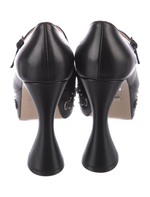 Gucci Leather Studded Accents Sandals