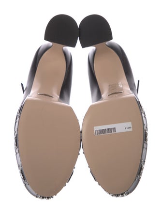 Gucci Leather Studded Accents Sandals