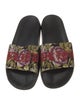 Gucci Canvas Floral Print Slides