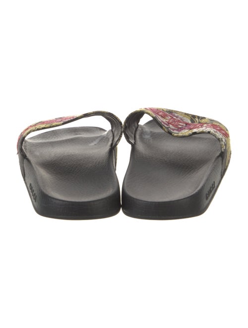 Gucci Canvas Floral Print Slides