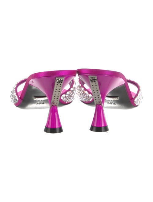 Gucci Double G Logo Satin Slides