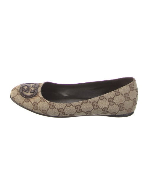 Gucci GG Canvas Canvas Ballet Flats