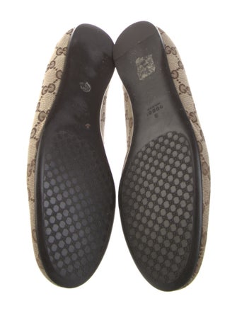 Gucci GG Canvas Canvas Ballet Flats